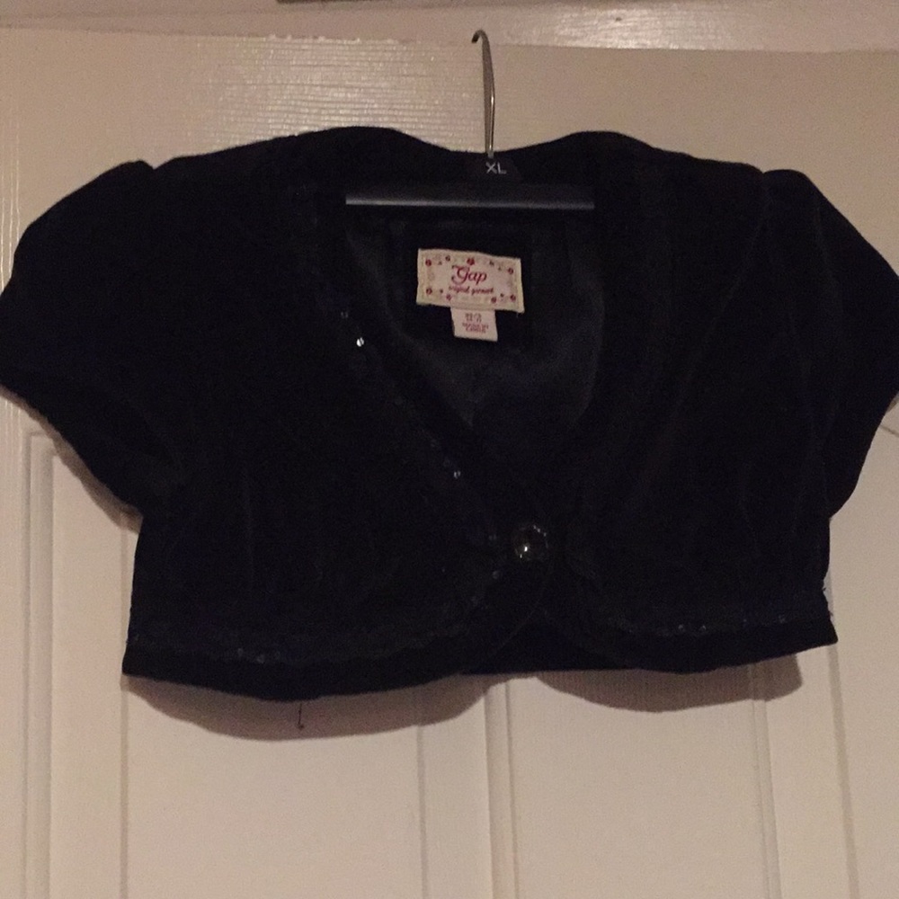 Cute Black Gap Top Small (4-7)